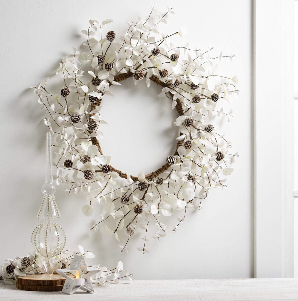 White Eucalyptus Wreath       