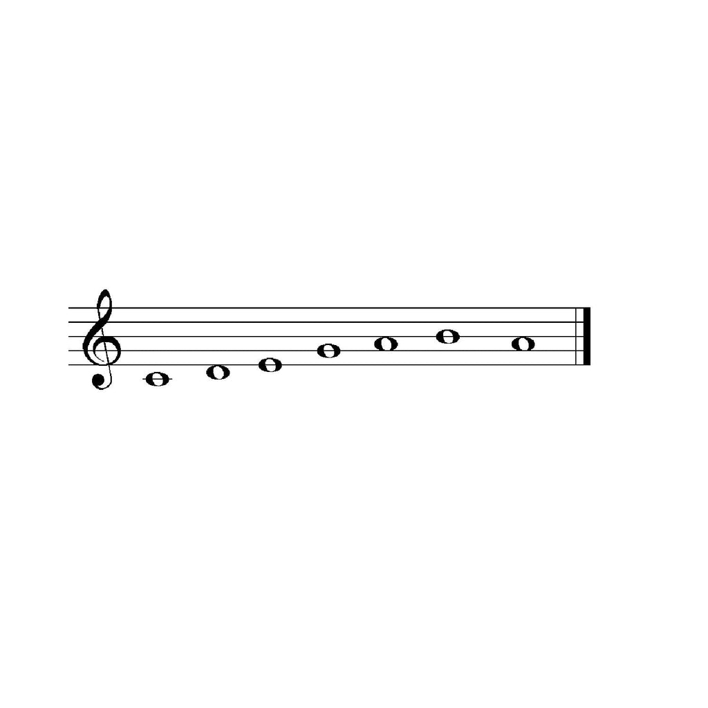 Anniversary Chime - musical scale