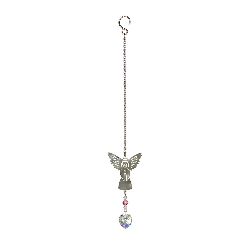 Birthstone Angel Crystal Suncatcher - October full product image