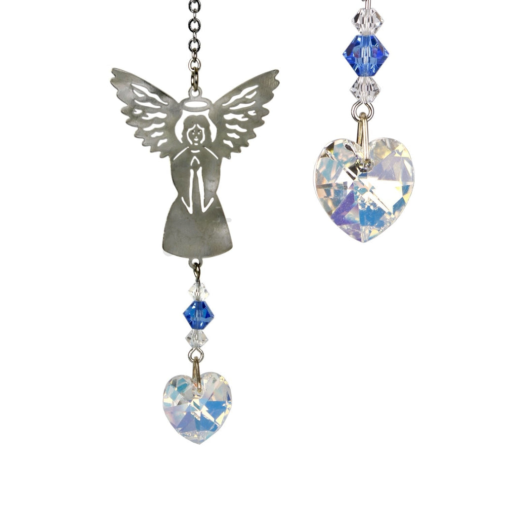 Birthstone Angel Crystal Suncatcher - September main image