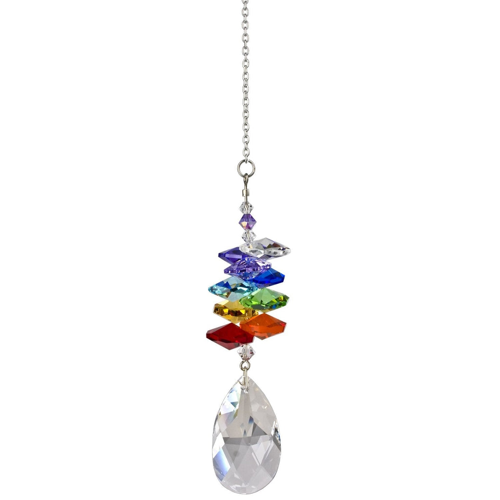 Crystal Rainbow Cascade Suncatcher - Almond alternate product image
