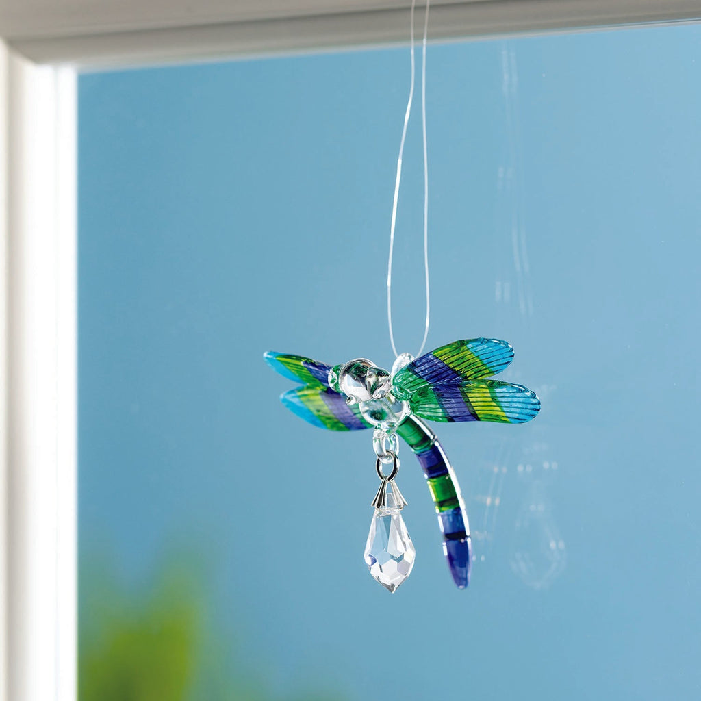 Fantasy Glass Suncatcher - Dragonfly, Peacock lifestyle image