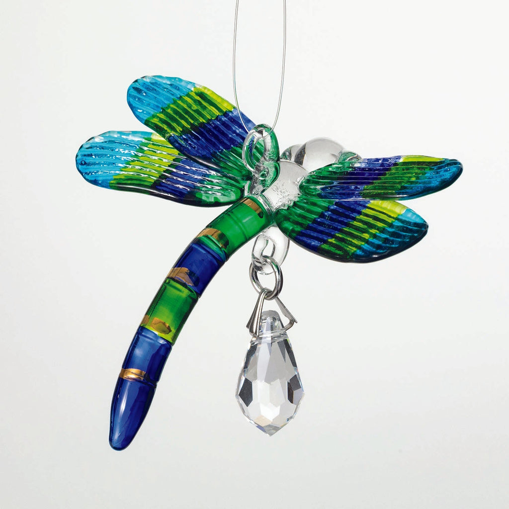Fantasy Glass Suncatcher - Dragonfly, Peacock main image