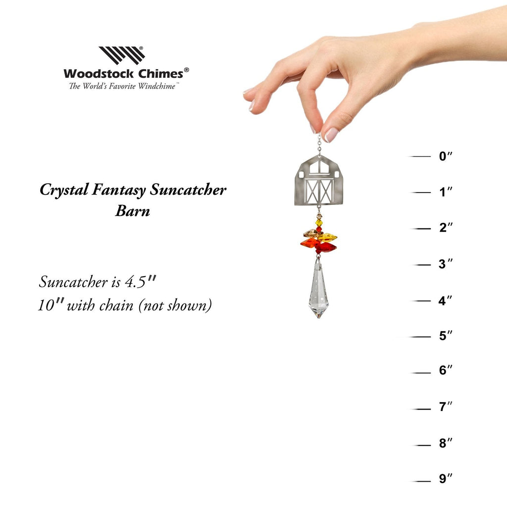 Crystal Fantasy Suncatcher - Barn proportion image