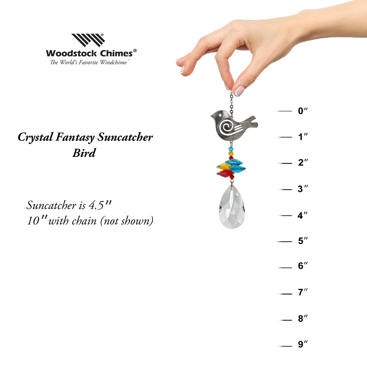 Crystal Fantasy Bird Suncatcher