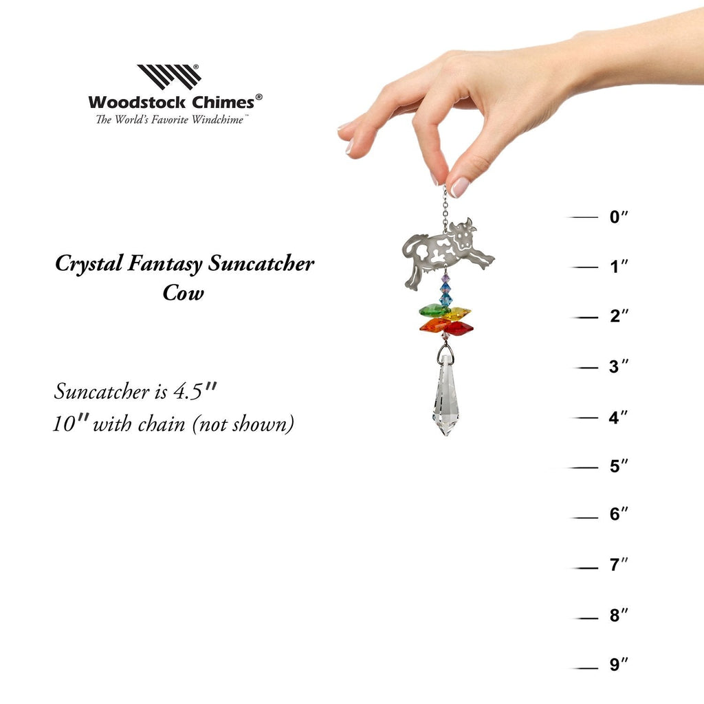 Crystal Fantasy Suncatcher - Cow proportion image