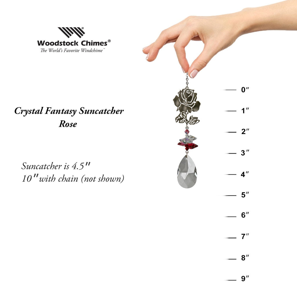 Crystal Fantasy Suncatcher - Rose proportion image