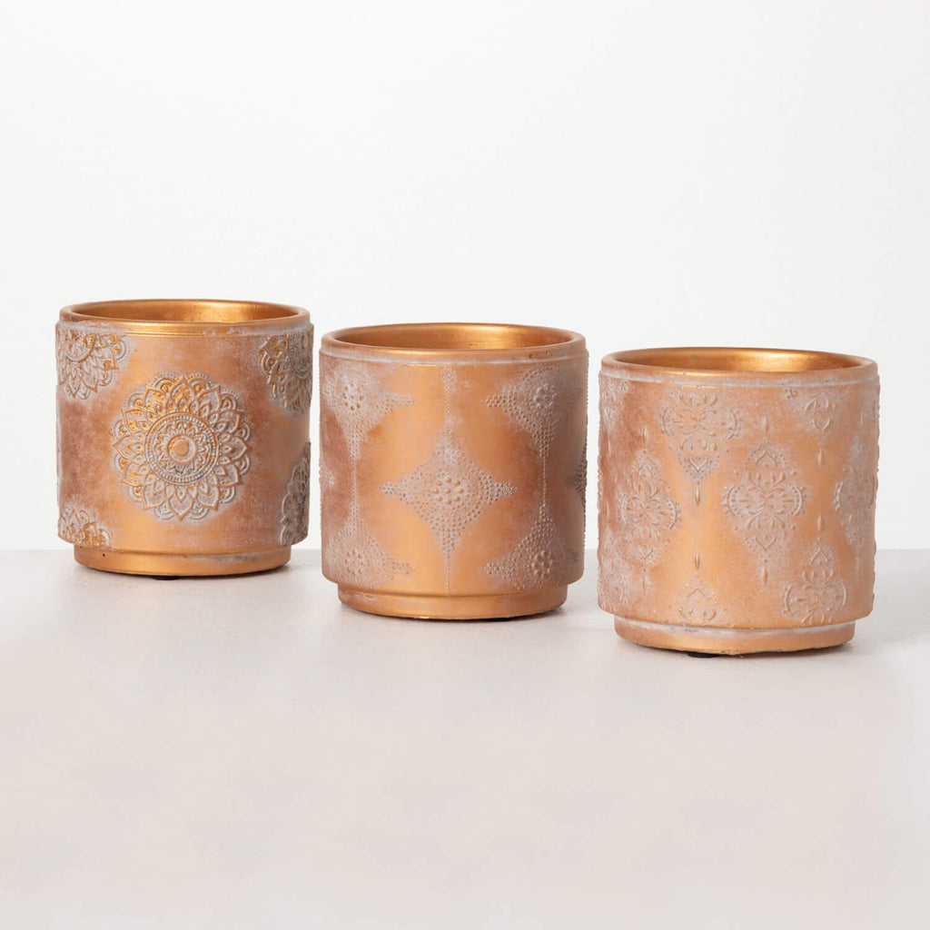 Embossed Container Set/3      