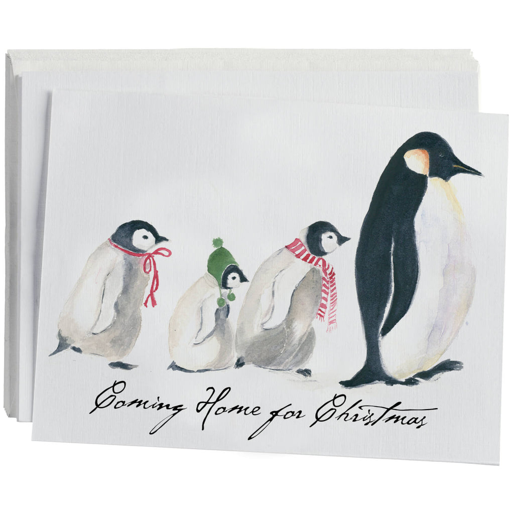 Penguin Pkg/8 Note Card       