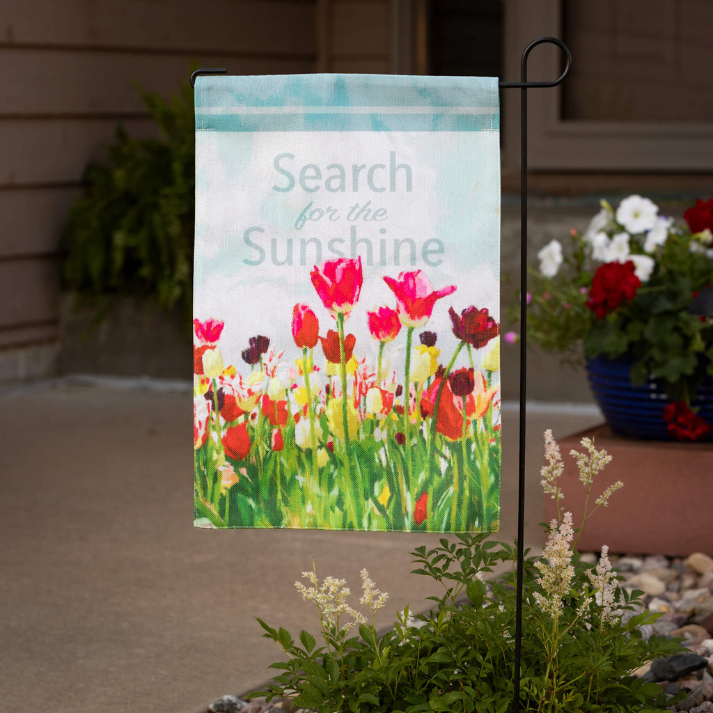 Gygi Tulip Field Garden Flag  