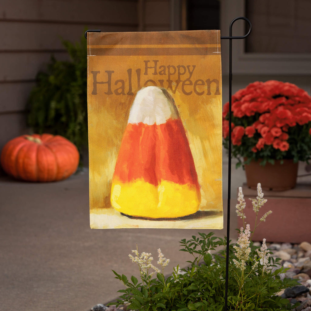 Gygi Candy Corn Garden Flag   