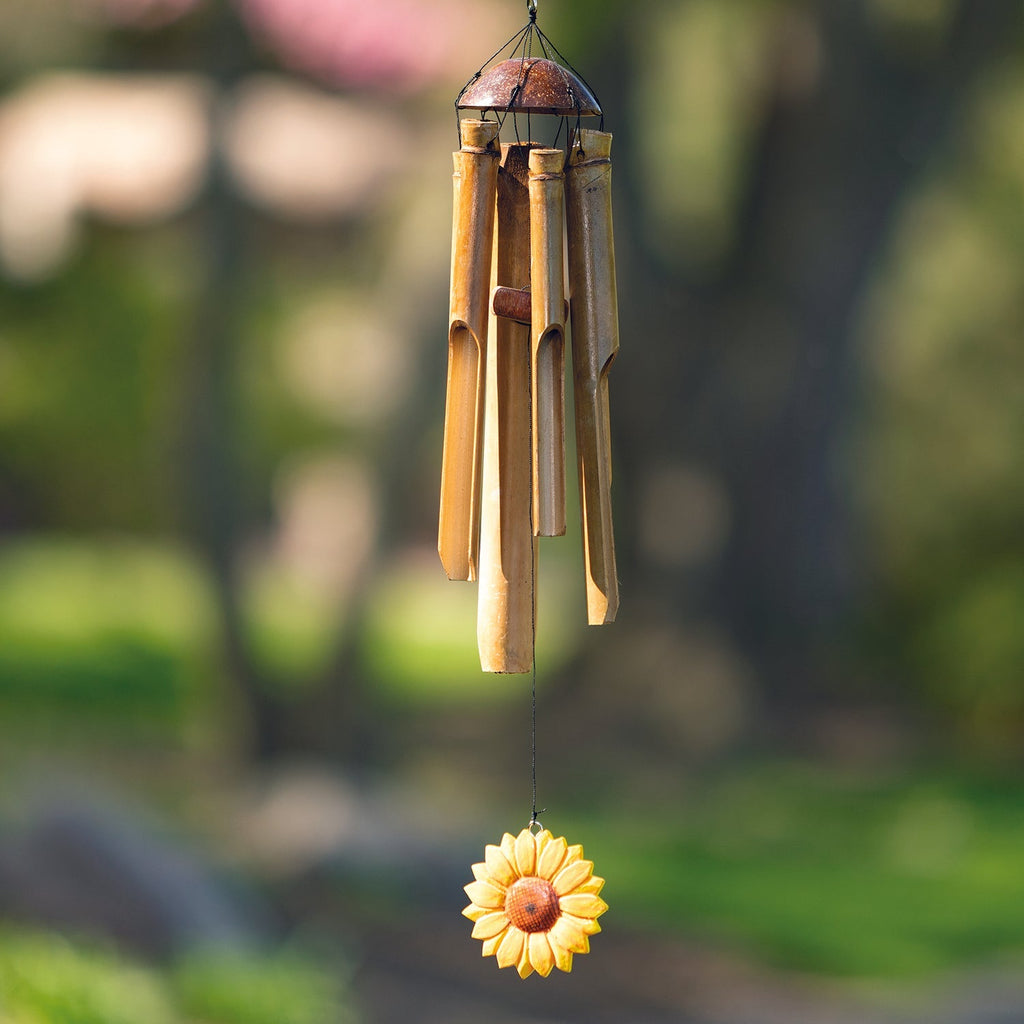 Flower Bamboo Chime - Sunflower lifestyle image