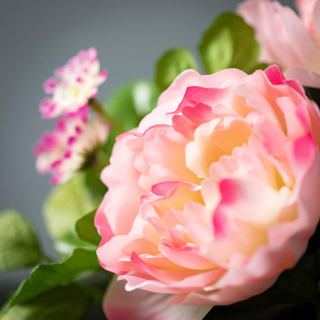 Pink Peony Floral Garland     
