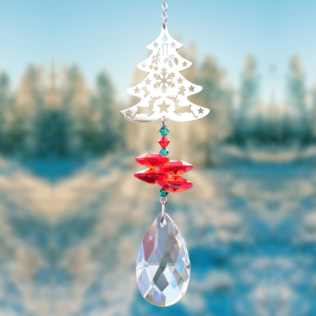 Christmas Crystal Suncatcher  