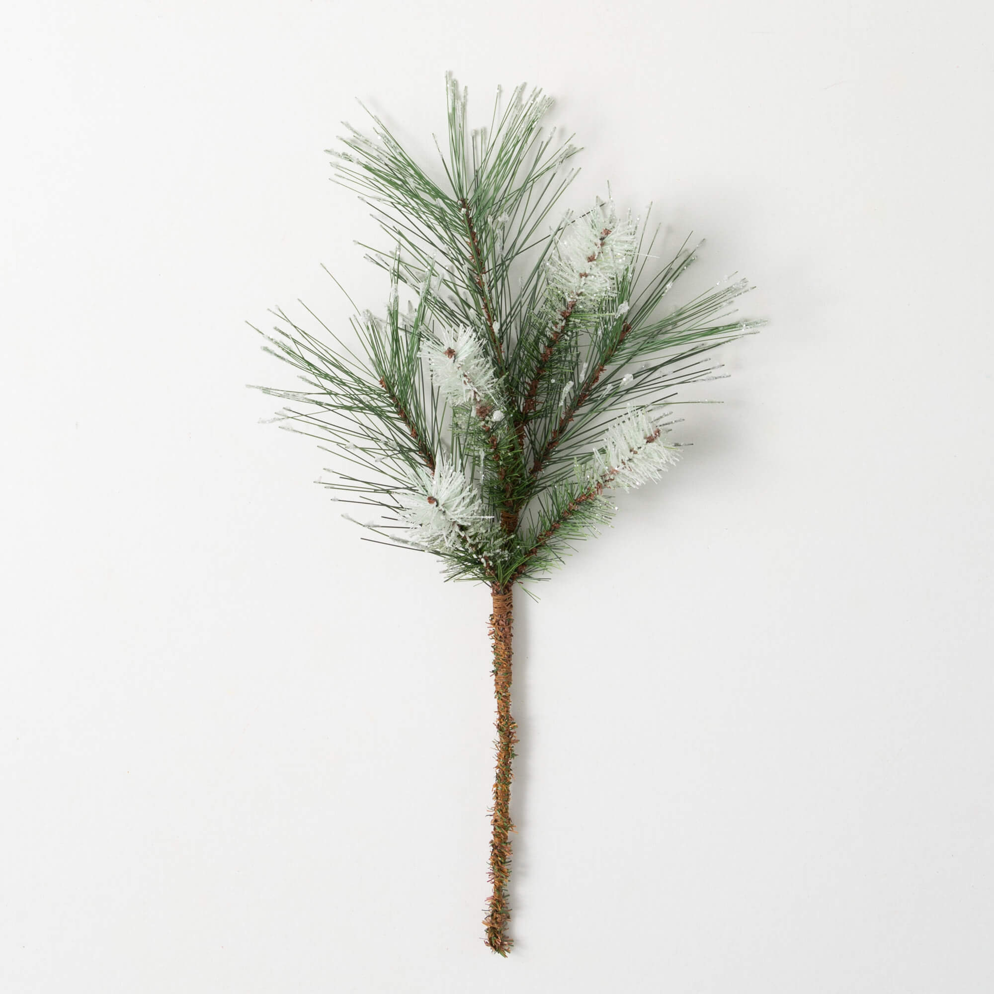 Frosted Fuzzy Pine Pick – Woodstock Chimes