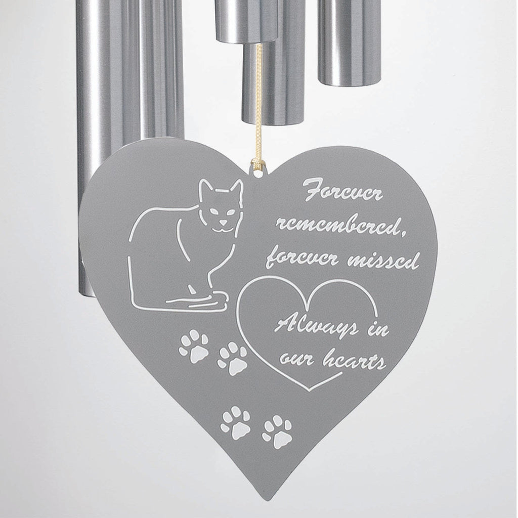Chimes of Remembrance - Forever Heart, Cat closeup image