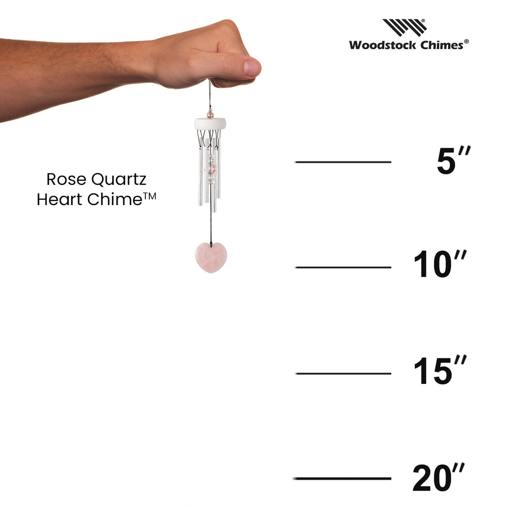 Rose Quartz Heart Chime™ proportion image