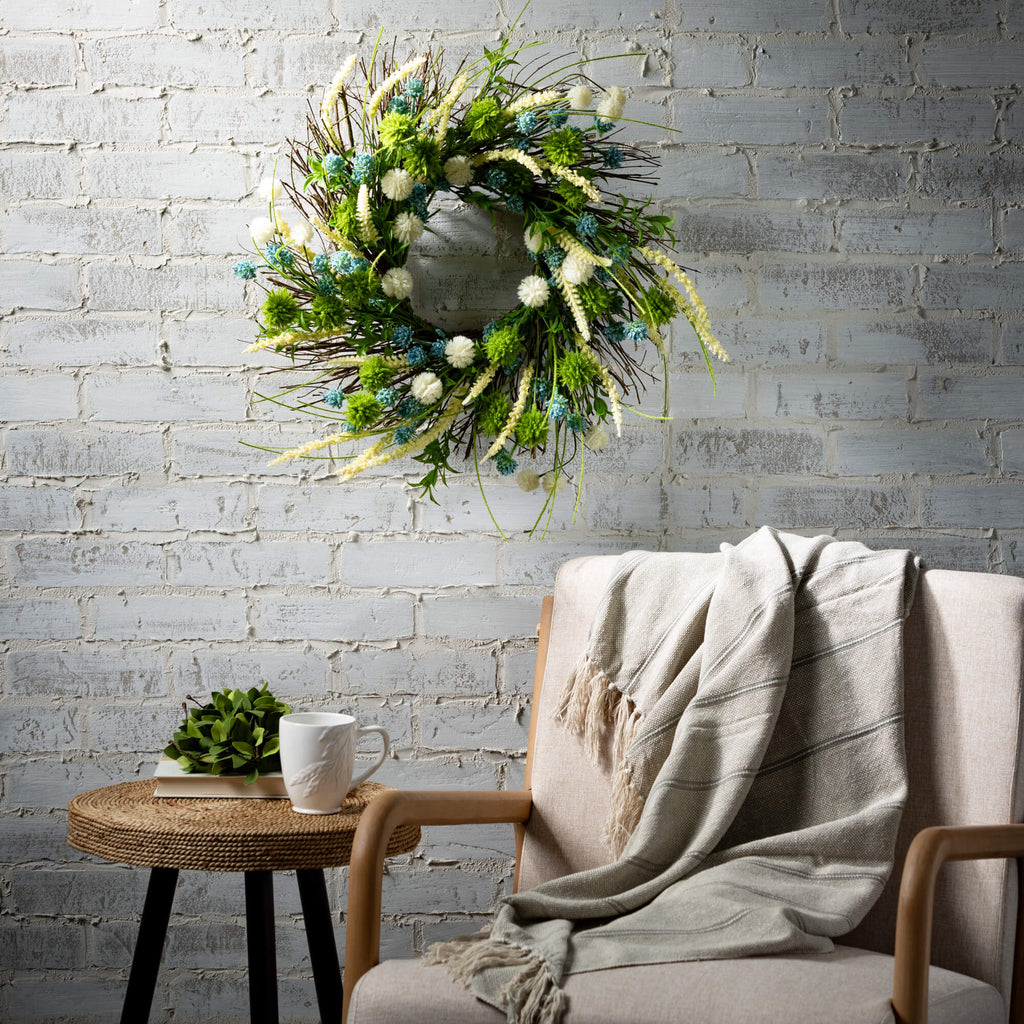 Thistle & Amaranthus Wreath   